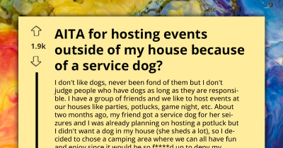 Service Dog Owner Intentionally Triggers Friend’s Nut Allergy After They Ban Dogs From Their Home