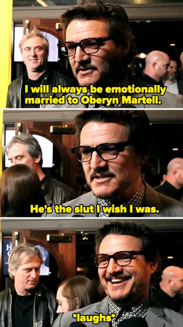 5. He also proved he was Oberyn Martell's biggest fan and aspired to be as 