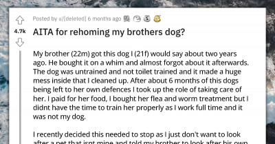 Lady Rehomes Her Brother’s Dog After He Bought It On A Whim And Neglected Taking Care Of Her