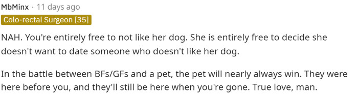 This comment is very similar to the one above, so clearly, people are already agreeing with each other in their responses.