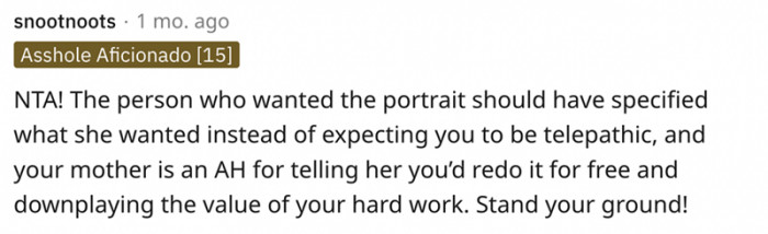 She Is Downplaying the Value of Your Hard Work