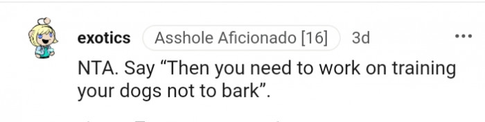 6. This Redditor is suggesting a perfect reply