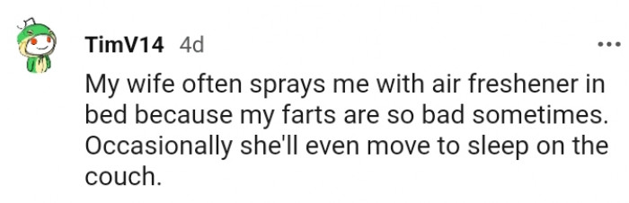 This Redditor's fart must be really bad