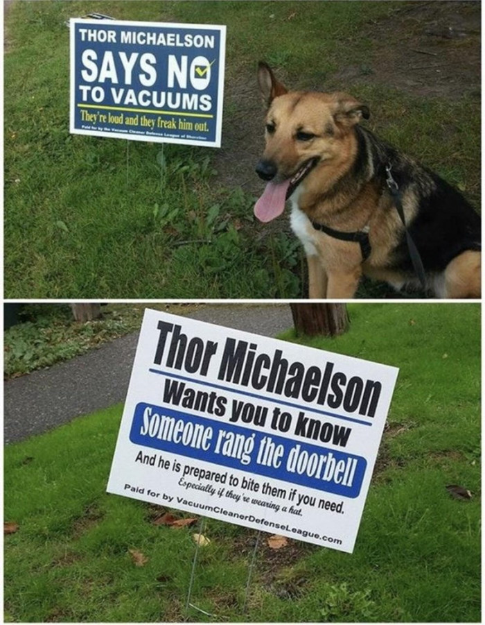 13. Whatever the sign says...