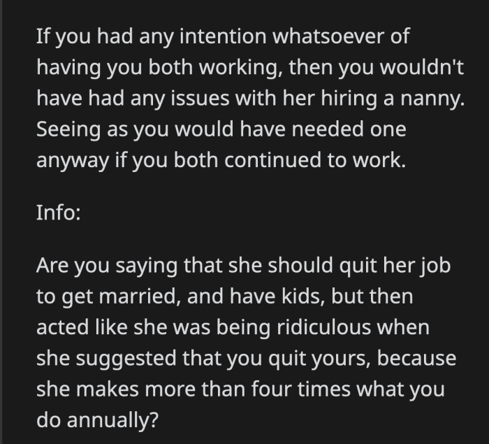 Insecure Guy Tells His Executive Girlfriend To Quit Her Job So They Can