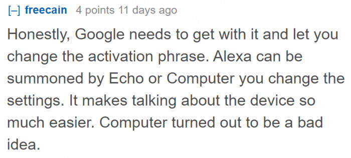 Sadly, people can't change Google Assistant's wake word.
