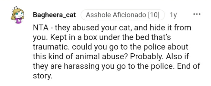 Go to the police if they are harassing you