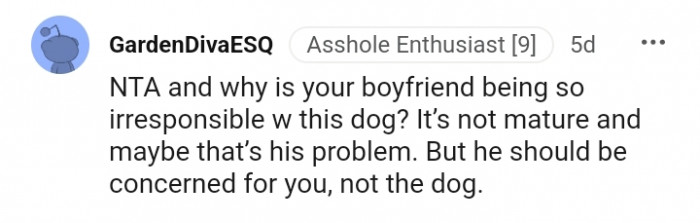 It's not mature, and maybe that's his problem