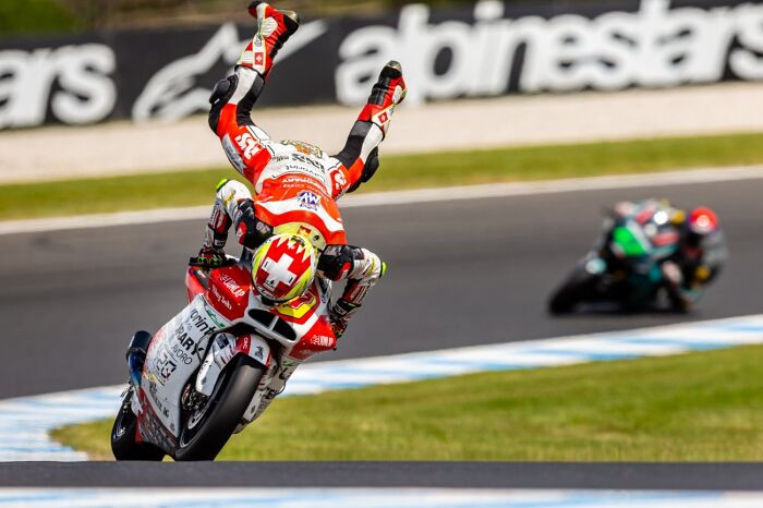 “2019 Australian Motogp - Dominique Aegerter” By Dave Hewison