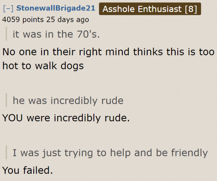 Reasons why she's TA.