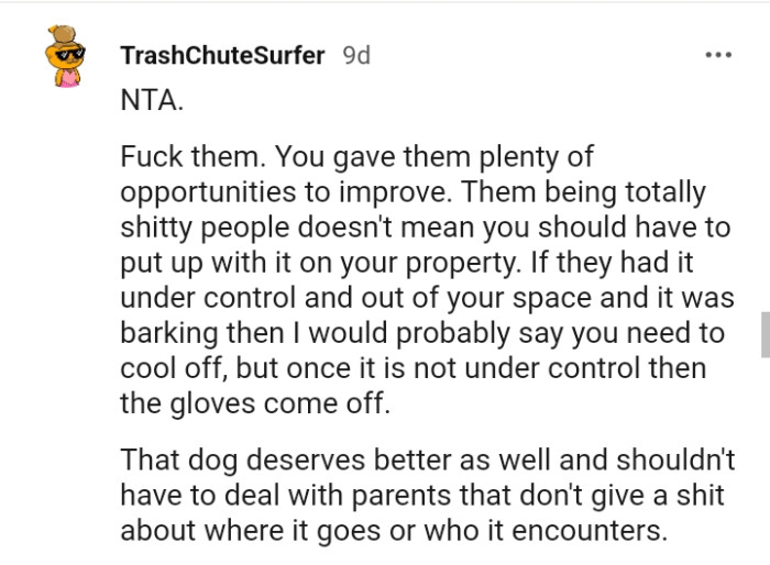 Once It Is Not Under Control, Then...