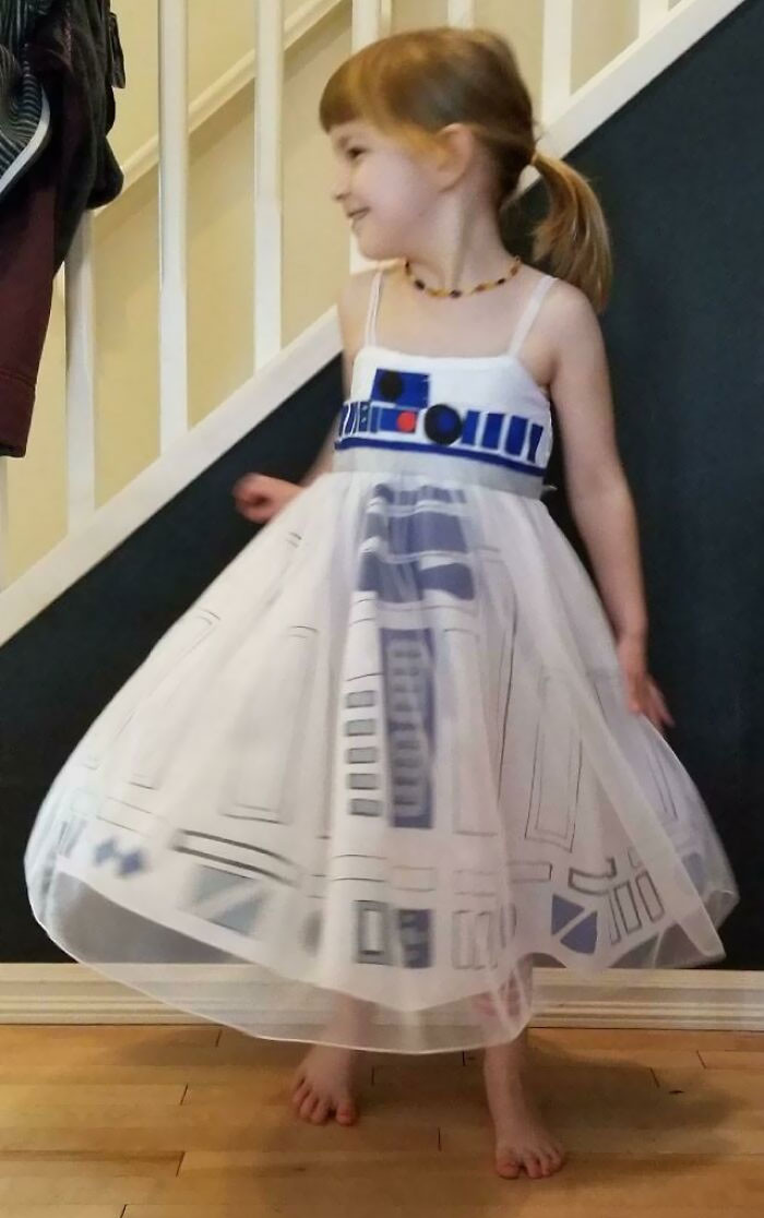 2. R2D2 Dress My Wife Made