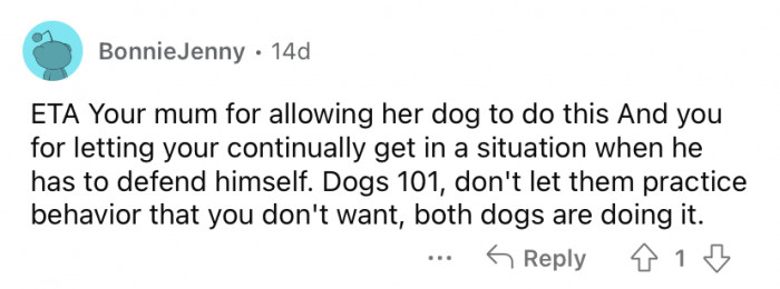It's basic "Dogs 101."