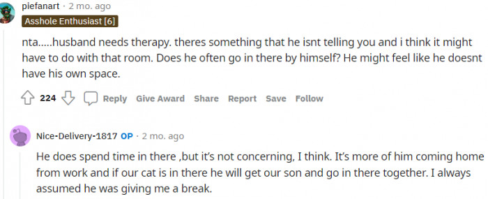 6. I assumed he was giving me a break