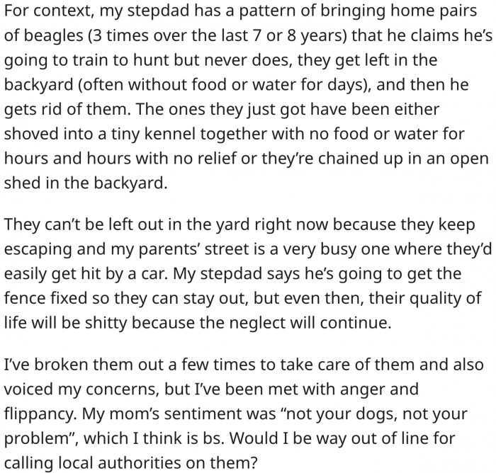 Here's OP's story and Reddit responses.