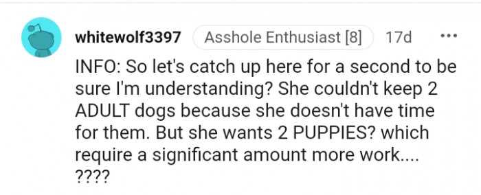 This Redditor needs some additional info so a decision can be made