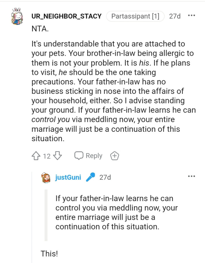 If he's the one visiting, then he should be the one taking precautions