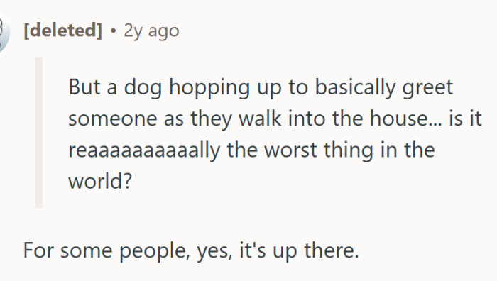 Some people don't like it