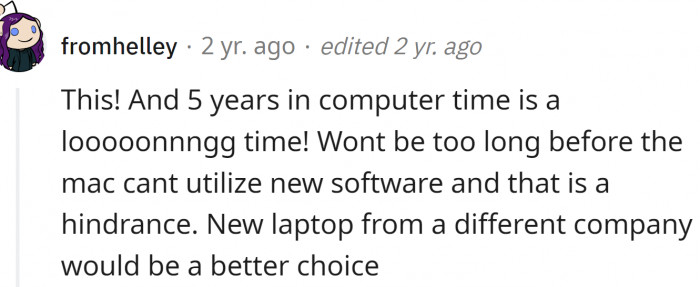 Five years is a long time