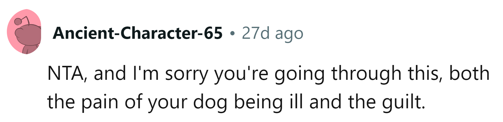 That sucks.