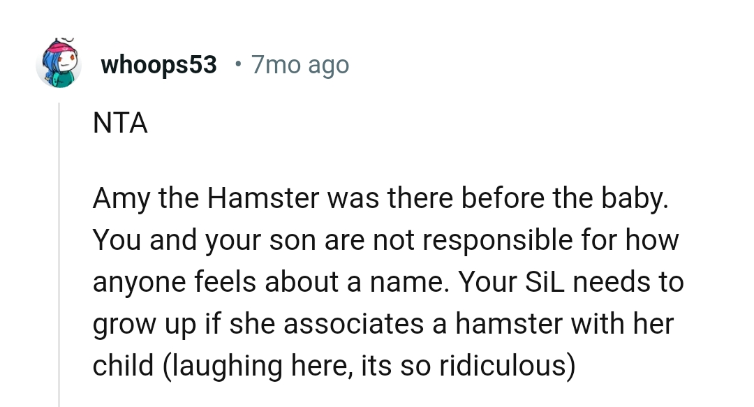 The hamster was there first