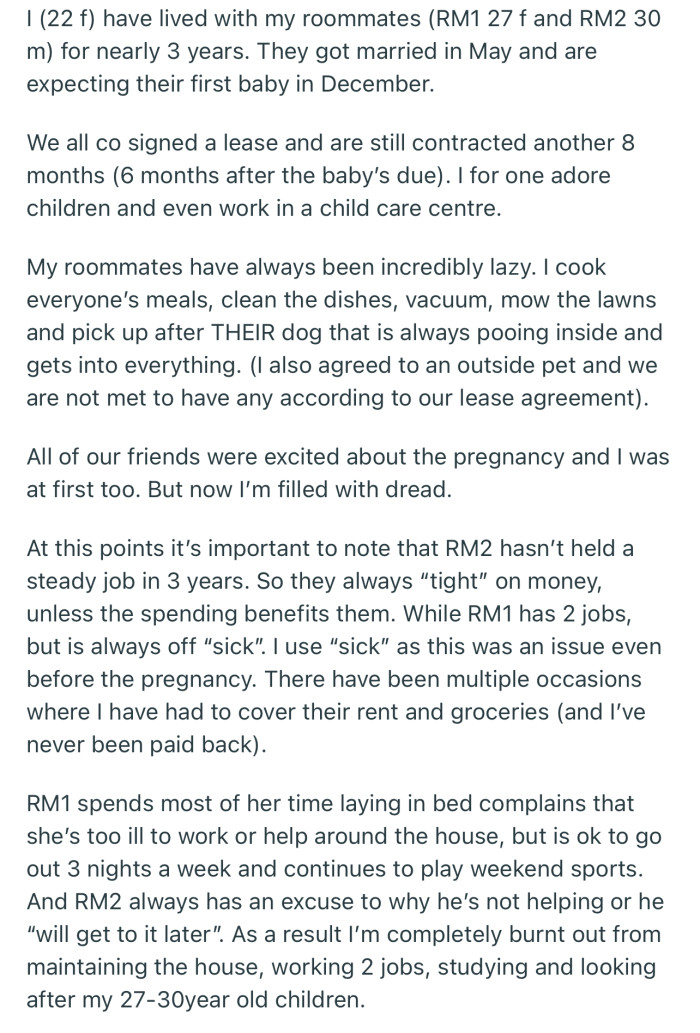 Lady’s Frustration Boils Over As Roommates Dump All Responsibilities