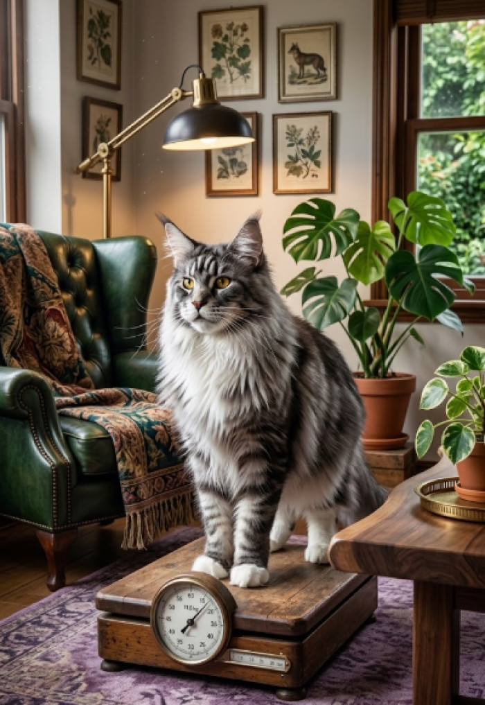 Average Maine Coon weight for males and females