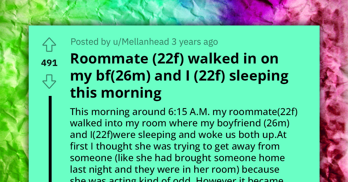 Couple Stunned As Roommate Barges In On Them Sleeping, But What Followed Next Is Even More Frightening