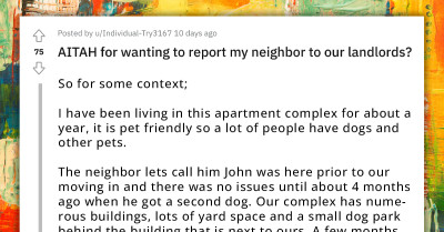 Man Lets His Dogs Poop In Public Spaces And Refuses To Pick Up After Them, Leaving Neighbor Furious