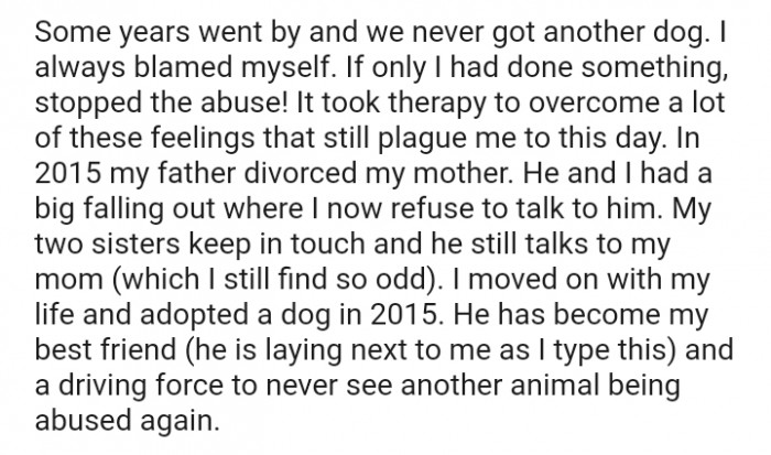 I moved on with my life