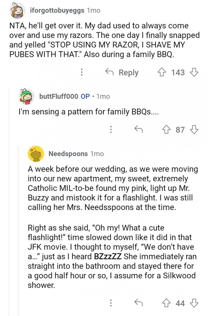 #15 Is it some kind of family BBQ tradition?