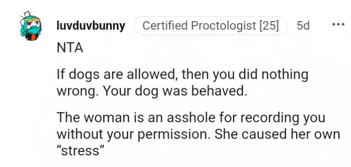 9. She Was Wrong for Recording You Without Permission