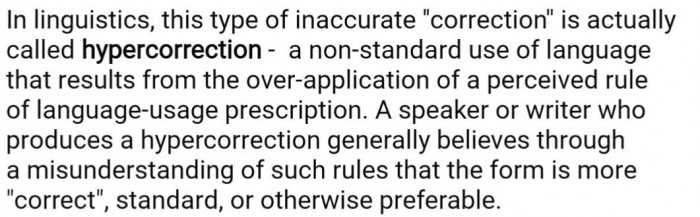 There are actual words for this sort of phenomenon