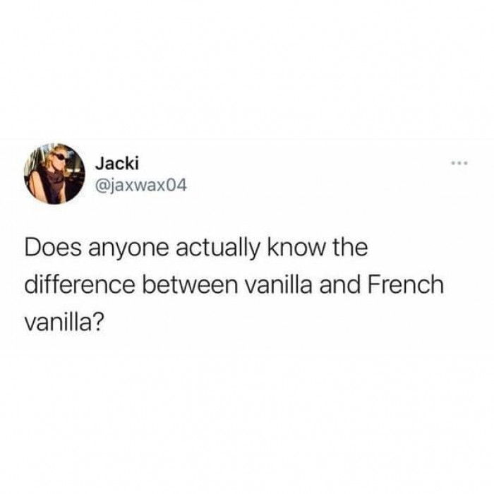 1. The difference between vanilla and French vanilla