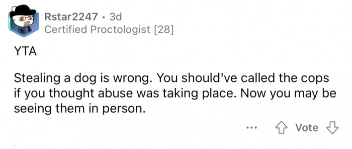 Theft is wrong no matter what the intention is.