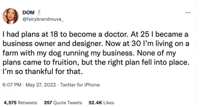 8. The only plan that matters