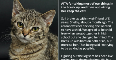Ex-Girlfriend Says Her Ex-Boyfriend Is Taking Everything Away From Her After He Claimed Custody Of Their Cat