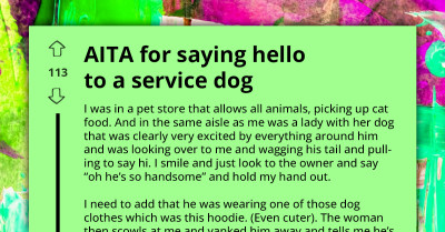 Redditor Lands In Heated Clash With Dog Mom For Attempting To Pet Her ‘Service Dog’