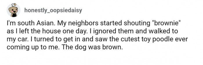 2. Related: naming your animals after common skin-tones