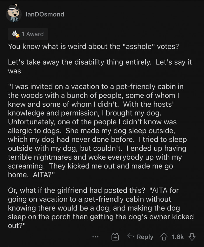 You have to see it from different perspectives.