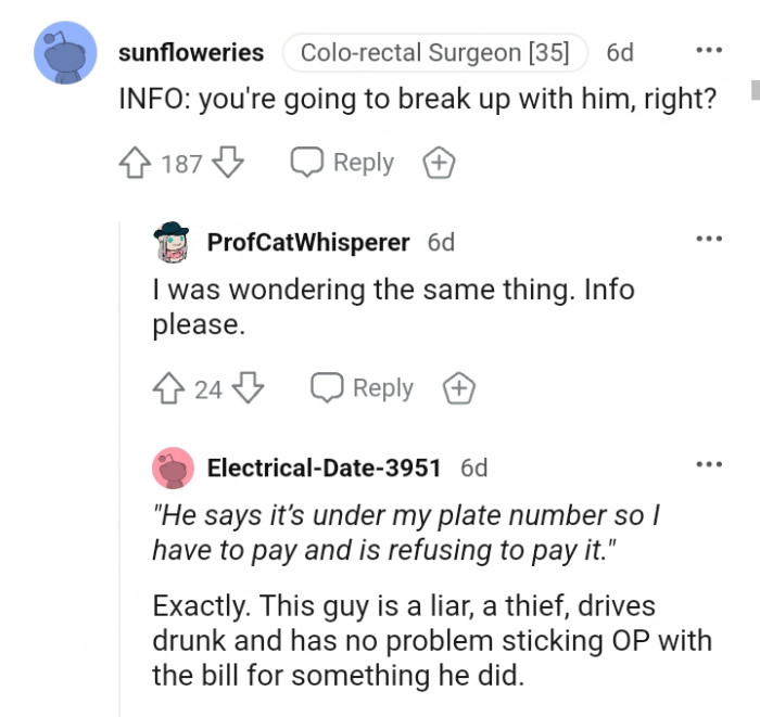 Redditor Withholds Paying Her Part Of The Rent Until Boyfriend Pays For