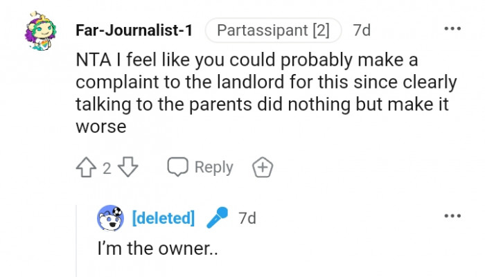 Making a complaint to the landlord