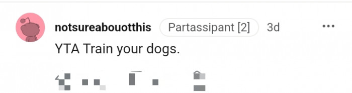 8. Train your dogs, OP