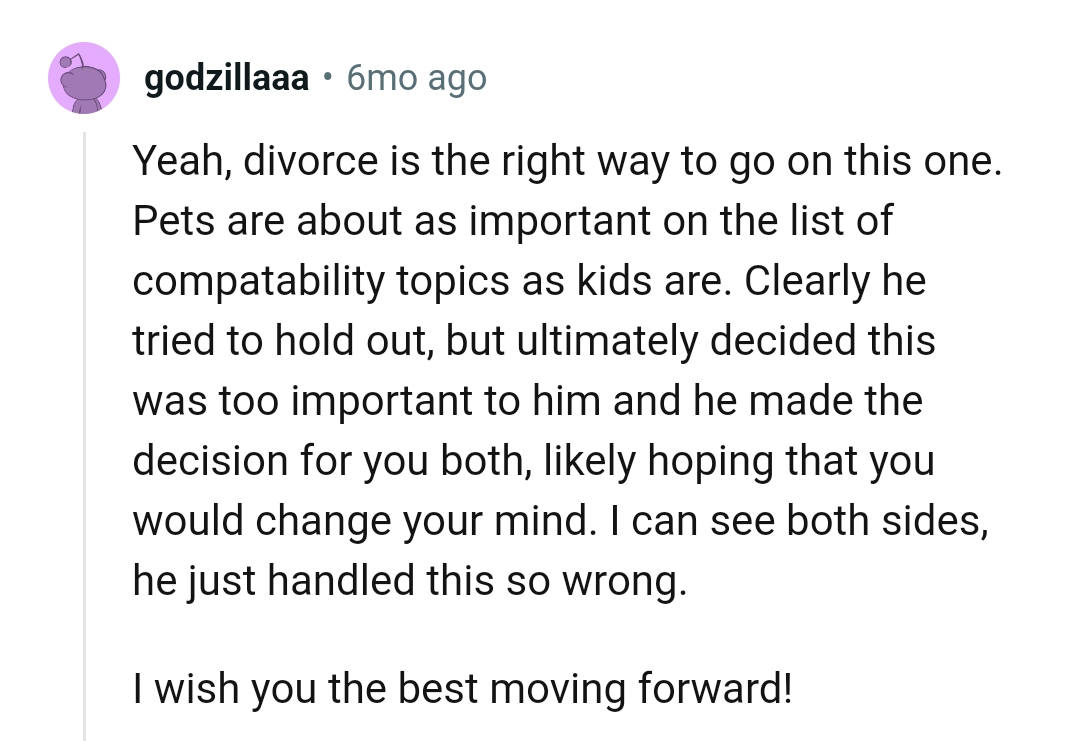 He handled it poorly