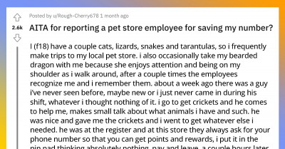 Dragon Totting Shopper Reports Employee For Violating Her Privacy By Texting Her