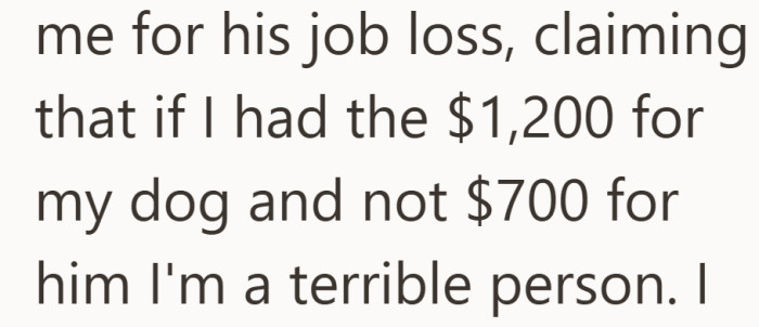 He turned the numbers into a moral verdict and pinned the entire fallout on her.