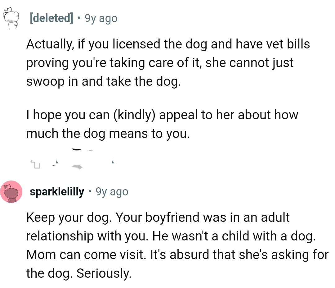 This Redditor hopes the OP can appeal to her