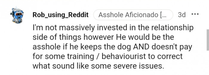 The relationship side of things.