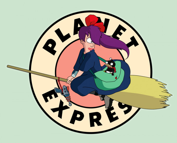 9. Futurama + Kiki's Delivery Service