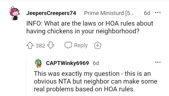 The neighbor can make some real problems based on HOA rules